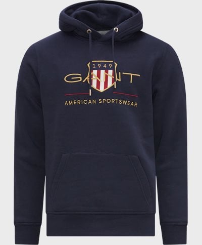 Gant Sweatshirts ARCHIVE SHIELD HOODIE 2047056 Blå